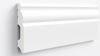 ZÓCALO POLIESTIRENO BLANCO MOLDURA - ALTO 8 CM
