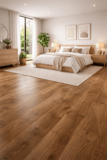 PISO LAMINADO DELTA COLOR ROBLE PATRAS 9117 - 100% PISO EUROPEO