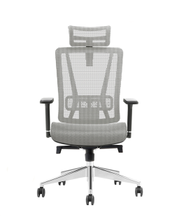 SILLA GIRATORIA ERGONOMICA GERENCIAL TOKIO COLORS GREY