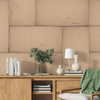 PANEL DE PIEDRA CINCELADA BEIGE 600x1200x50mm- 1 PIEZA