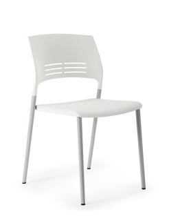 SILLA FIJA PVC FRESH COLOR BLANCO
