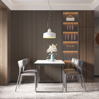 WALL PANEL WPC  PARA INTERIOR COLOR COÑAC - 2.90X16CM