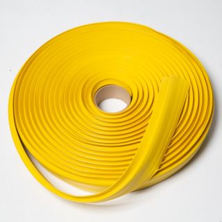 PERFIL DE BORDE PVC PARA ALFOMBRA Y FELPUDO AMARILLO 50MM