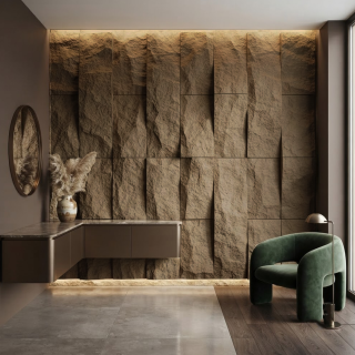 PANEL DE PIEDRA CINCELADA EXPRESO 600x1200x50mm- 1 PIEZA