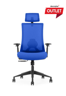 SILLA GIRATORIA ERGONOMICA EJECUTIVA ATENAS COLORS DARK BLUE - PRODUCTO DE EXHIBICIÓN