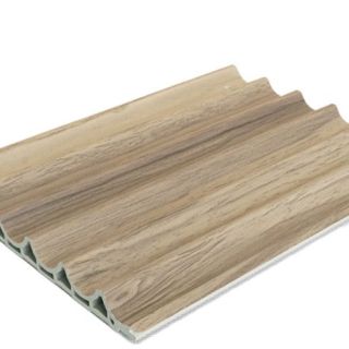 WALL PANEL WPC  PARA INTERIOR CONCAVE GRUESO  COLOR MAPLE GRAVA