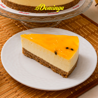 Cheesecake de maracuyá - Porción