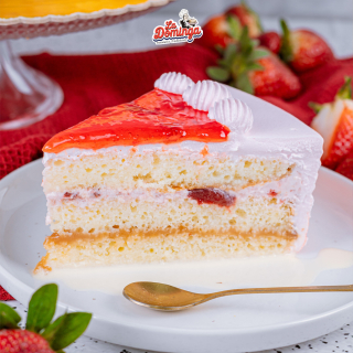 Torta Tres Leches Fresa - Porción