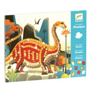 MANUALIDAD CON MOSAICOS - DINOSAURIO