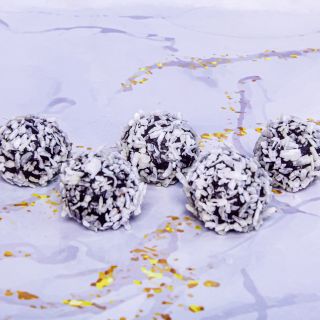bolita de chocolate con coco