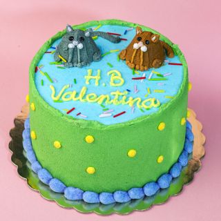 mini torta temática gatitos