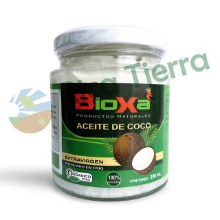 ACEITE DE COCO EXTRA VIRGEN X 250ML BIOXA