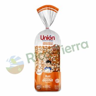 PAN MULTISEMILLAS CON AVENA X 540G UNION