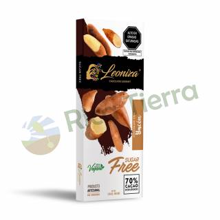 CHOCOLATE SIN AZUCAR CON YACON X 50G LEONIZA