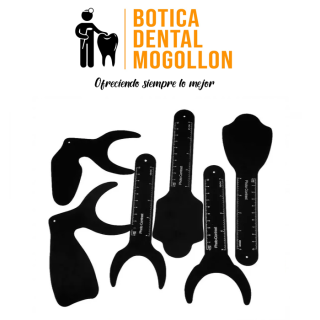 CONTRASTADORES INTRAORALES NEGROS FOTOGRAFIA DENTAL - KIT 6 PZS