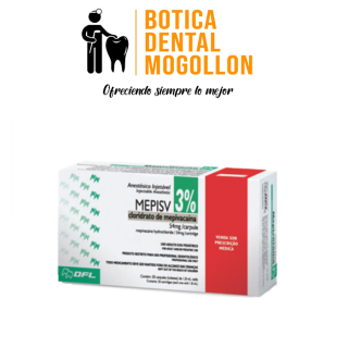 MEPIVACAINA 3% SIN EPINEFRINA DFL