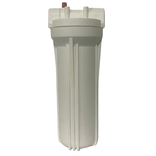 Portafiltro blanco con purga  2.5