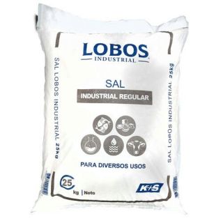 Sal industrial granular para ablandador de agua x 25 kilos