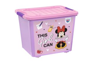 CAJA MÓVIL SUPREMA # 40  DISNEY MINNIE- BASE LILA TAPA ROSADA