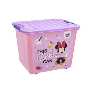 CAJA MOVIL SUPREMA # 40 DISNEY MINNIE - BASE ROSADA TAPA LILA