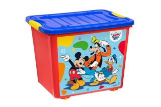 CAJA MÓVIL SUPREMA # 40 REYPLAST -  DISNEY MICKEY BASE ROJO TAPA AZUL