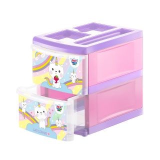 ORGANIZADOR PRAKTICO X 2 NIVELES - GATICORNIO VIOLETA