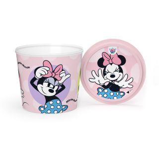 ENVASE SNACK 5.2 L DISNEY MINNIE - TAPA ROSADA