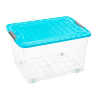 CAJA MÓVIL SUPREMA # 40 REYPLAST C/ TAPA - TURQUESA