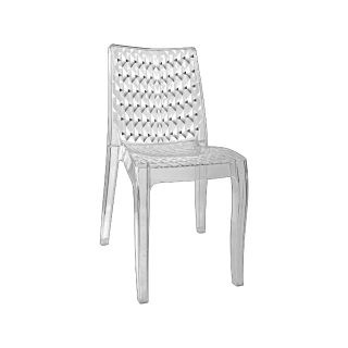 SILLA DIAMANTE EN POLICARBONATO