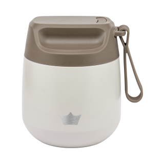 CONTENEDOR TERMICO RONDO 400 ML - BEIGE