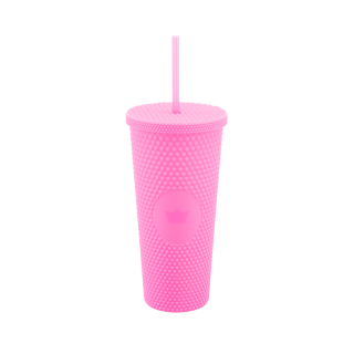 VASO DIAMANTINA 660 ML - FUCSIA