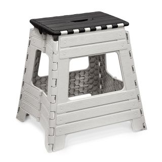 BANCO ROBLE PLEGABLE GRANDE - NEGRO CON PLOMO