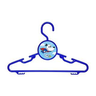 COLGADOR KIDS DECORADO NIÑO X 6 - AZUL