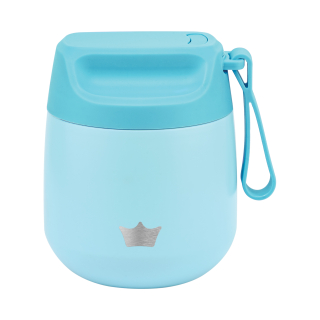 CONTENEDOR TERMICO RONDO 400 ML - CELESTE