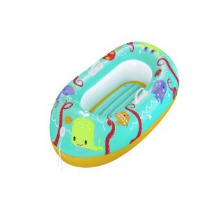 FLOTADOR BOTE JUNIOR HAPPY CRUSTÁCEO 110X64CM - BESTWAY