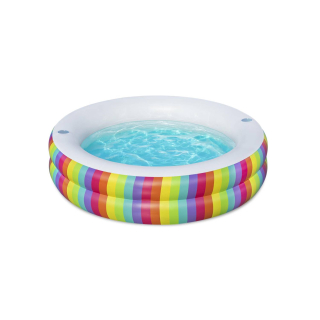 PISCINA FAMILIAR ARCOÍRIS FANTÁSTICO 206X206X51CM - BESTWAY