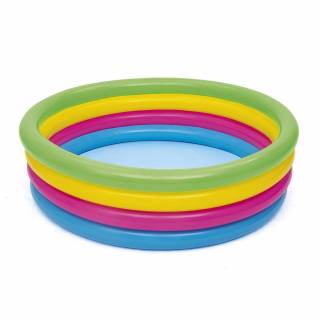 PISCINA DE 4 ANILLOS DE COLORES 522L - BESTWAY