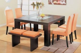 MP COMEDOR 4 SILLAS + 2 BANQUETAS JISOO