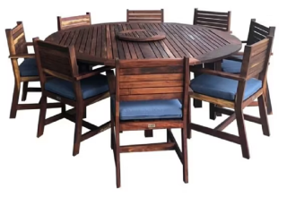 MP COMEDOR DE TERRAZA 8 SILLAS OCTAGON