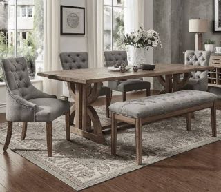 MP COMEDOR 4 SILLAS + BANQUETA BOSS