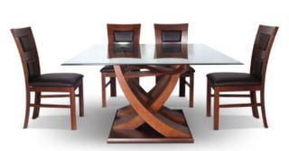 MP JUEGO DE COMEDOR 6 SILLAS CRISTAL