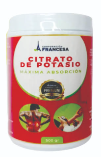 Citrato de Potasio 500 gr. – Corporación Francesa