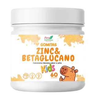 Zinc Y Betaglucano  60 Gomitas Peru Nutrition