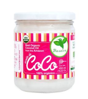 Aceite de Coco Orgánico x 450 ml Bioselva