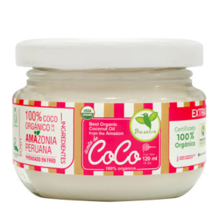 Aceite de Coco Orgánico x 120 ml Bioselva