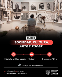 Sociedad, cultura, arte y poder