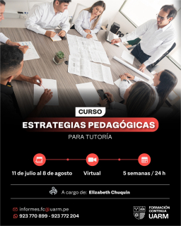 Estrategias pedagógicas para tutoría