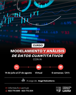 Modelamiento y análisis de datos cuantitativos con IA