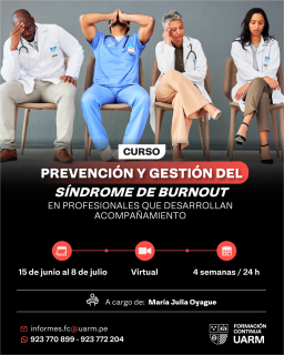 Prevención y gestión del síndrome de Burnout en profesionales que desarrollan acompañamiento