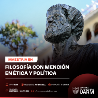 Matrícula - Maestría en Filosofía con mención en Ética y Política